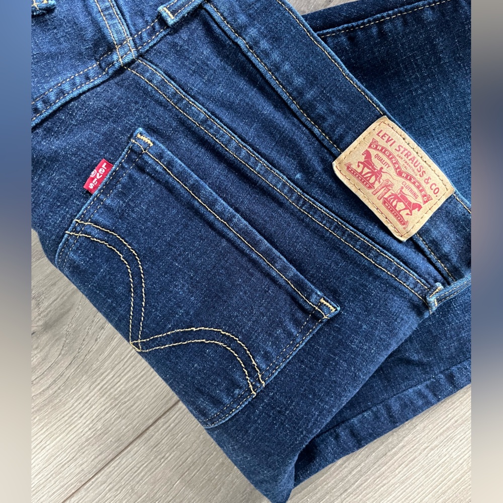 Levi's Dark Blue Bootcut Denim Jeans